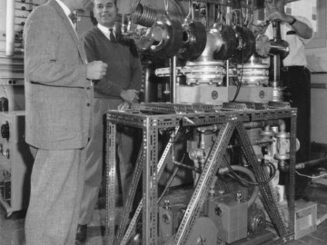 Early studies leading to dc proton ion sources for the Intense Neutron Generator. (1965) Photo source - AECL 0041U1000
