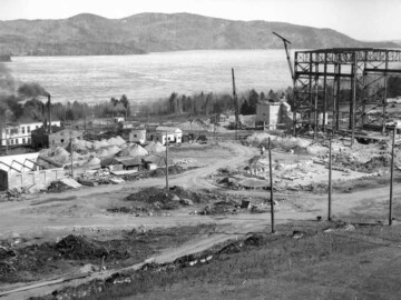 Site overview, spring 1945. Photo source- AECL. 107-1921000