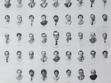 The Accelerator Physics Branch. Taken in 1985 when ETA, FINS and HCTF were active programs.
<br /><br />
Photo source-AECL. 111-1000