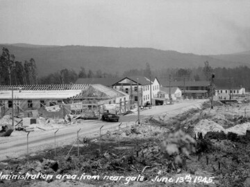 Administrative area, 13 June 1945. Photo source- AECL. 113-2211000