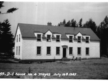 Completed construction at 4 Troyes on 16 July 1945. Photo Source – AECL. 1131000