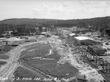 Looking south from NRX, 21 June 1945. Photo source- AECL. 116-2311000