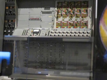 A complete description and full specifications for this model of computer can be found at link C3. This electron-tube based unit, the first used at Sheridan Park, was later retired from service and was donated in 1974 to the Canadian Science and Technology Museum in Ottawa where it was put on display in late-2017.
<br /><br />
Photo source - the Society. 119-1000