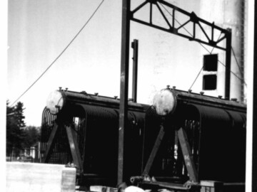 Placing Boilers in Power House on 22 August 1945. Photo Source – AECL. 1351000