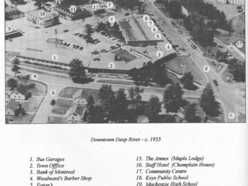 Deep River in 1955. Photo Source – AECL. Photo and text from “Deep River” by Joan Melvin. 1401000