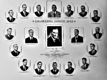 See photo for names. Engineering Division, 1949